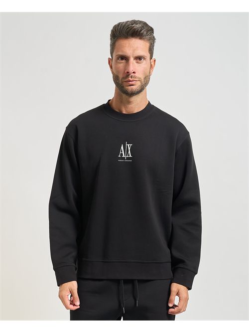 Felpa girocollo Armani Exchange con logo ARMANI EXCHANGE | XM000368-AF10818UC001